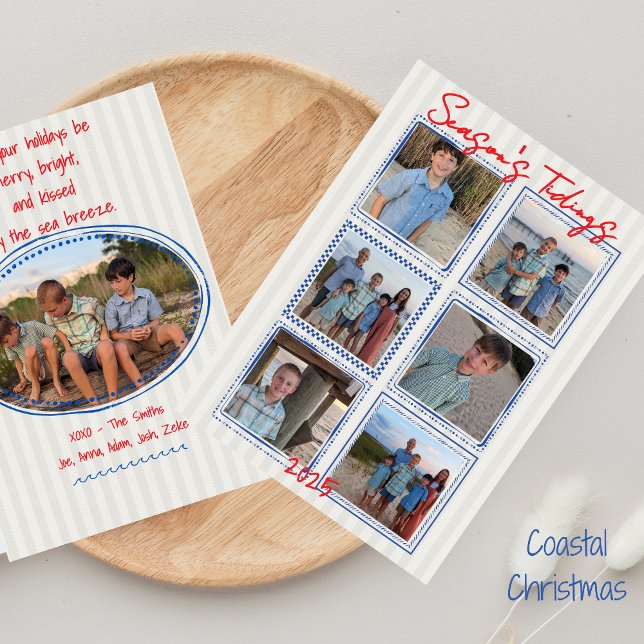 Tarjeta de Navidad Costera de Temporada (Subido por el creador)