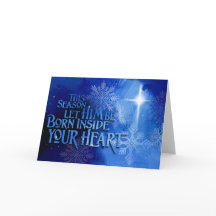 tarjeta de Navidad cristiana