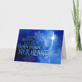 tarjeta de Navidad cristiana