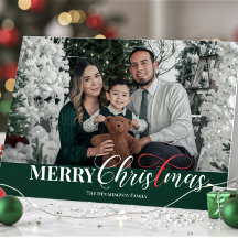 Tarjeta de Navidad cristiana con escritura elegant