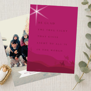Tarjeta de Navidad Cristiana Tres Reyes Magos