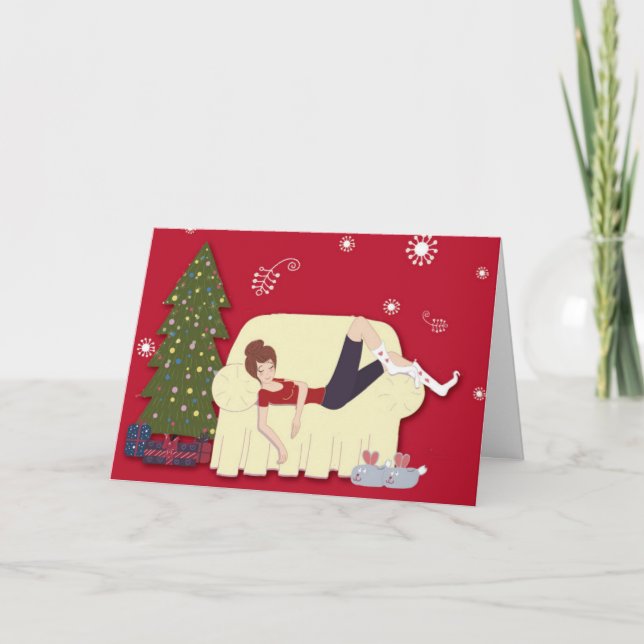 Tarjeta de Navidad crónica (Anverso)