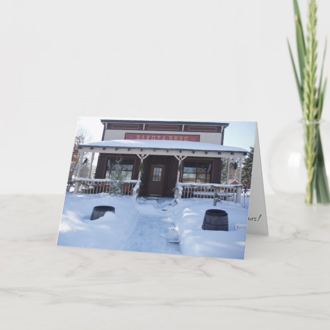 Tarjeta de Navidad "Dakota Drug" (Anverso)