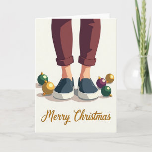 Tarjeta de Navidad de Adorno