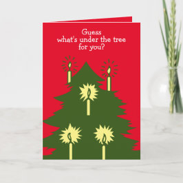 Tarjeta de Navidad de Ajedrez Plegable