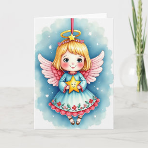 Tarjeta de Navidad de Ángeles
