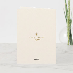 Tarjeta de Navidad de Ángeles y Pastores Gloria a 