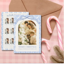 Tarjeta de Navidad de Año Chinoiserie 13 Fotos