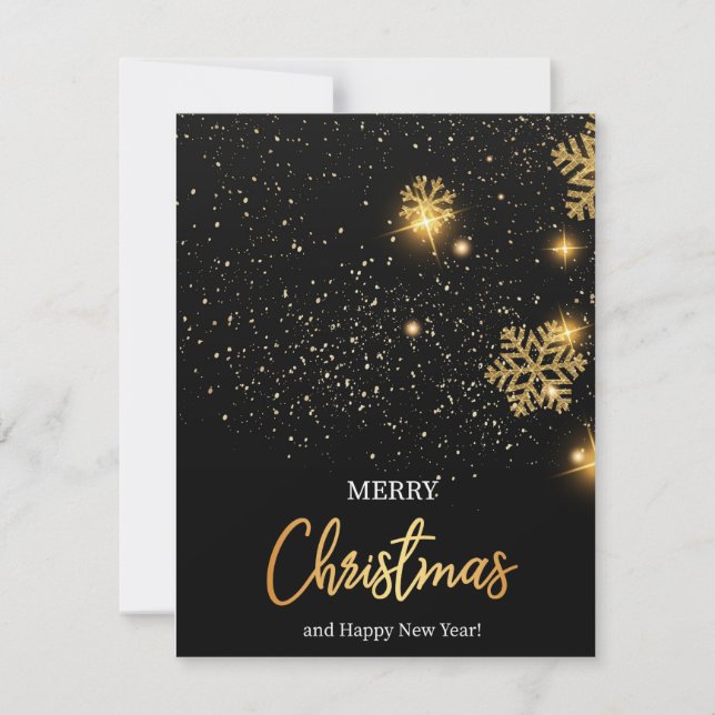 tarjeta de Navidad de año nuevo (Anverso)