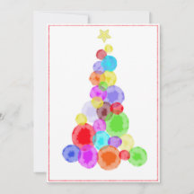 Tarjeta de Navidad de árbol de Navidad