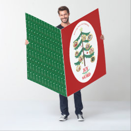 Tarjeta de Navidad de árbol genealógico gigante FO
