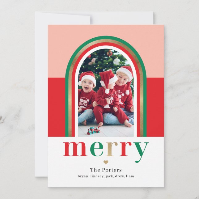 Tarjeta de Navidad de Arco Alegre (Anverso)