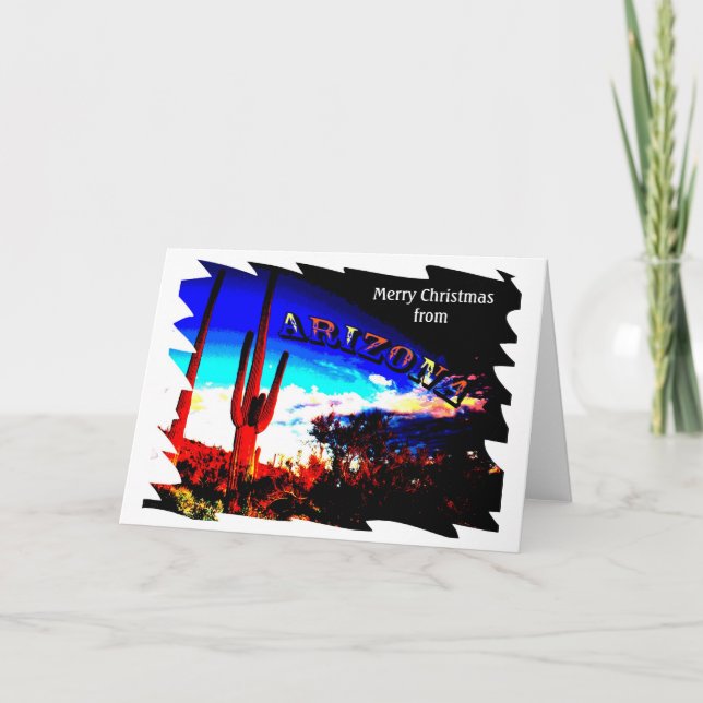 Tarjeta de Navidad de Arizona (Anverso)
