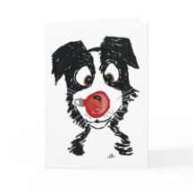 Tarjeta de Navidad de Bauble Pup