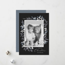 Tarjeta de Navidad de Bayas Navideñas