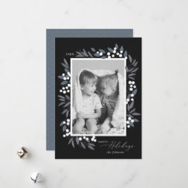 Tarjeta de Navidad de Bayas Navideñas