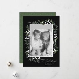 Tarjeta de Navidad de Bayas Navideñas