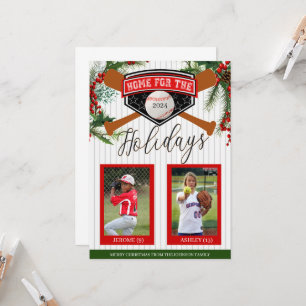 Tarjeta de Navidad de Béisbol
