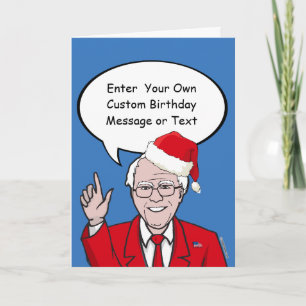 Tarjeta de Navidad de Bernie Sanders - Personaliza