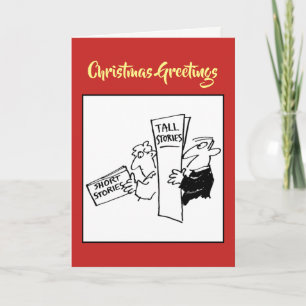 Tarjeta de Navidad de Biblioteca, Librería o Libre