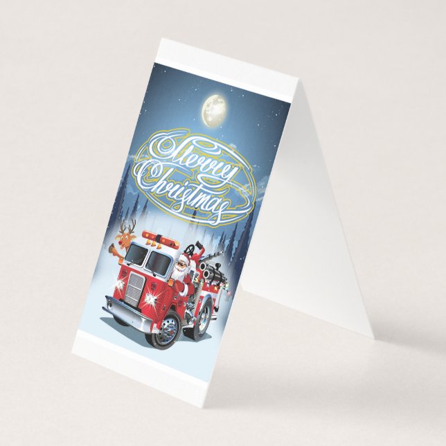 Tarjeta de navidad de bienvenida (Reverso)