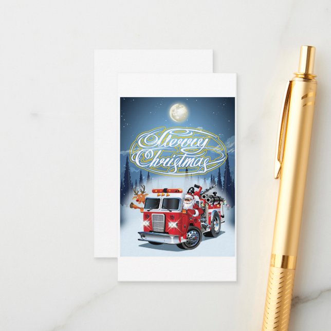 Tarjeta de navidad de bienvenida (Anverso/Reverso In Situ)