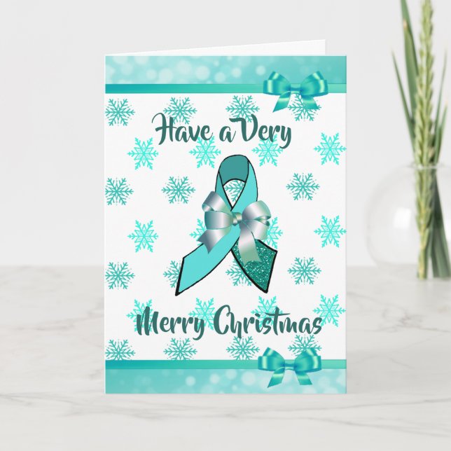 Tarjeta de Navidad de Bienvenida a la Miastenia Gr (Anverso)