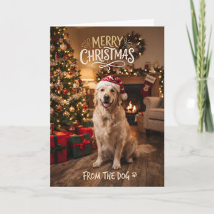 Tarjeta de Navidad de Cachorro del Perro
