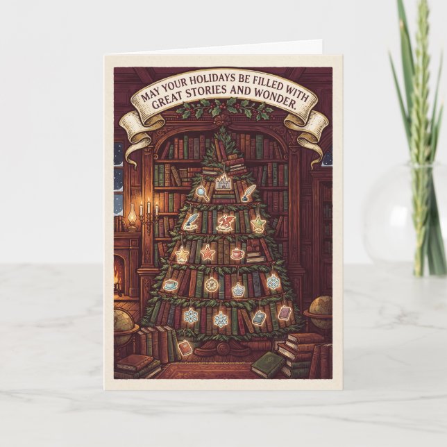 Tarjeta de Navidad de Calendario de Adviento (Anverso)