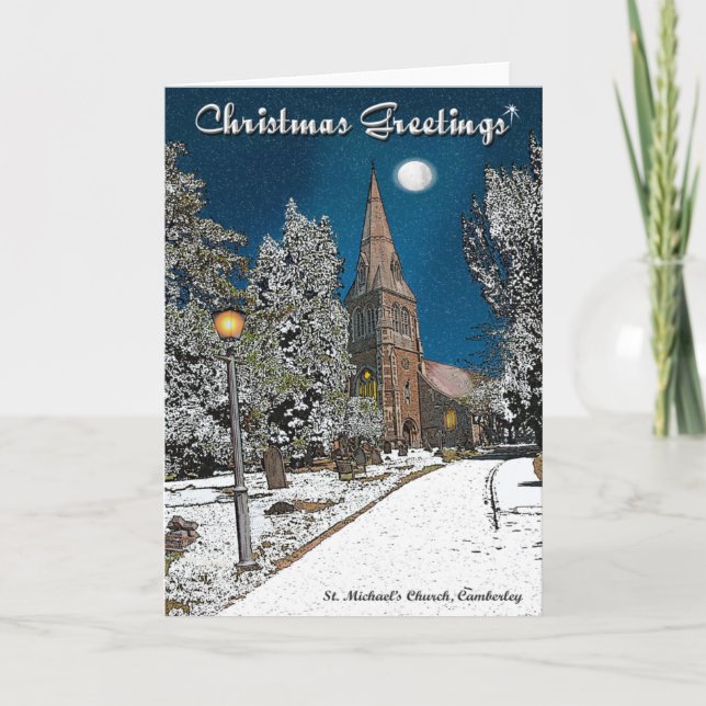 Tarjeta de Navidad de Camberley (Anverso)