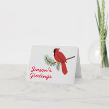Tarjeta de Navidad de Cardenal