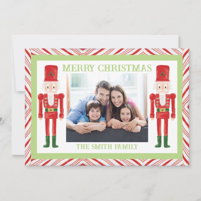 Tarjeta de Navidad de Cascanueces (Anverso)