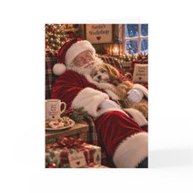 Tarjeta de Navidad de Cavapoo