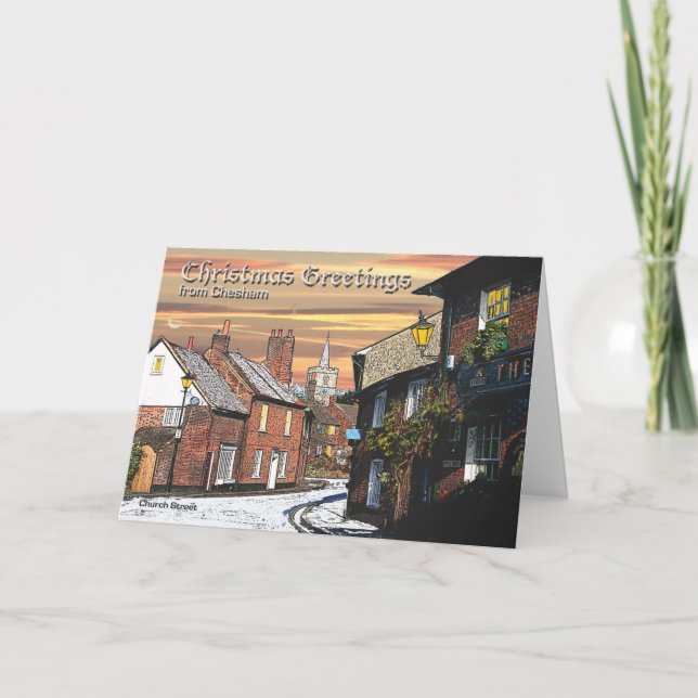 Tarjeta de Navidad de Chesham (Anverso)