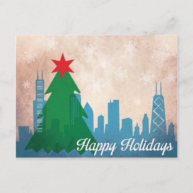 Tarjeta de Navidad de CHICAGO (Anverso)