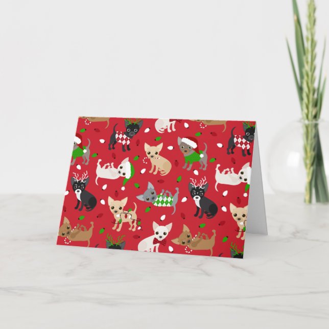 Tarjeta de Navidad de Chihuahua (Anverso)