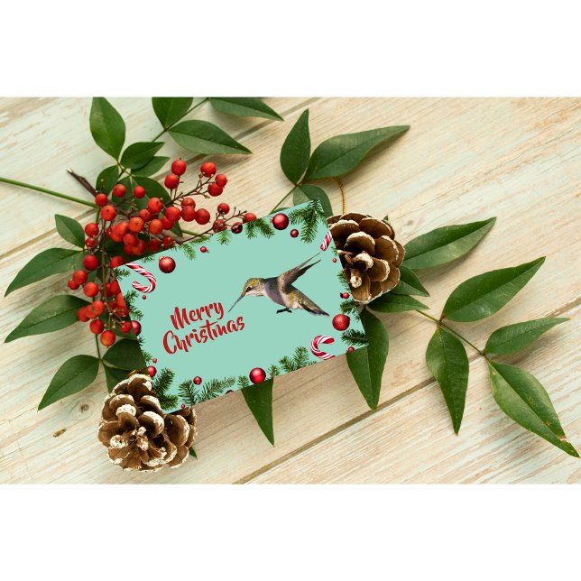 Tarjeta de Navidad de Colibrí (Subido por el creador)
