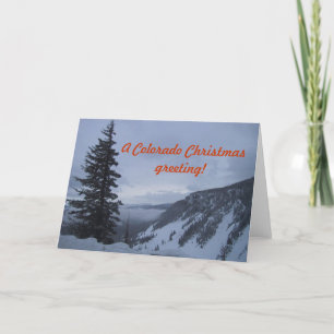 Tarjeta de Navidad de Colorado