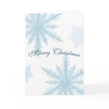 Tarjeta de Navidad de Copo de Nieve
