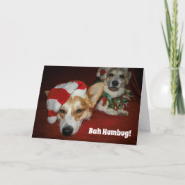 Tarjeta de Navidad de Corgi