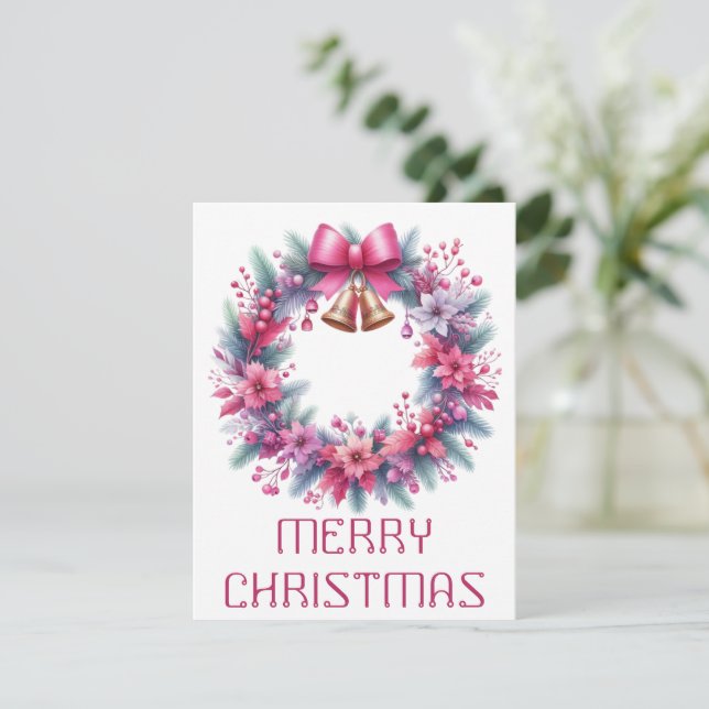 Tarjeta de Navidad de Corona (Anverso de pie)