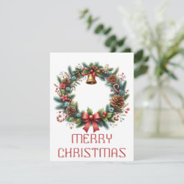 Tarjeta de Navidad de Corona