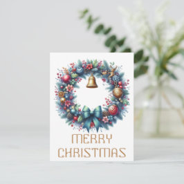 Tarjeta de Navidad de Corona