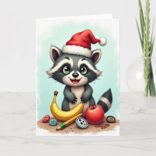 Tarjeta de Navidad de Criatura Festiva