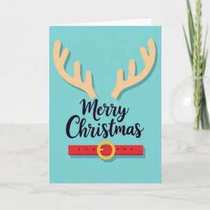 Tarjeta de Navidad de Cuernos