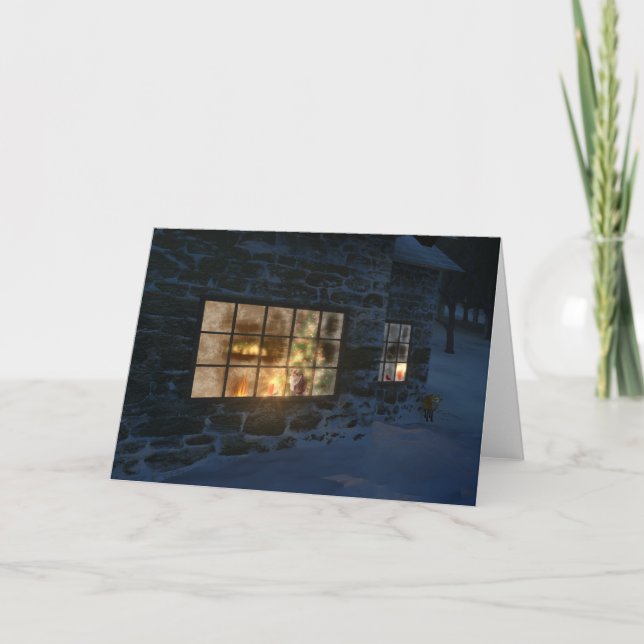 Tarjeta de Navidad de Cwm (Anverso)