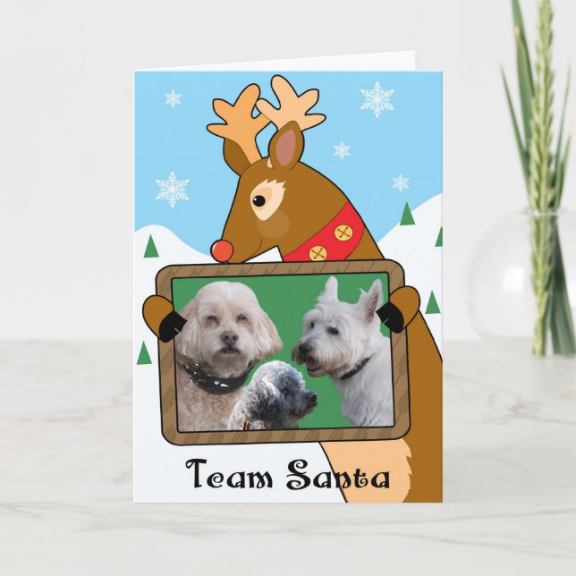 Tarjeta de Navidad de Debra (Anverso)