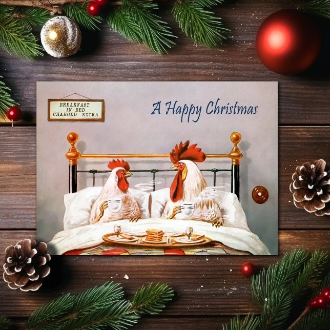 Tarjeta de Navidad de Desayuno Victoriano en la Ca (Subido por el creador)