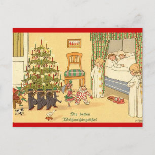 TARJETA DE NAVIDAD DE DEUTSCH DEL ALEMÁN
