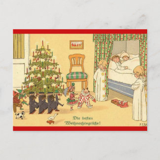 TARJETA DE NAVIDAD DE DEUTSCH DEL ALEMÁN